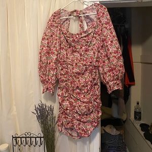 Vintage-style floral dress